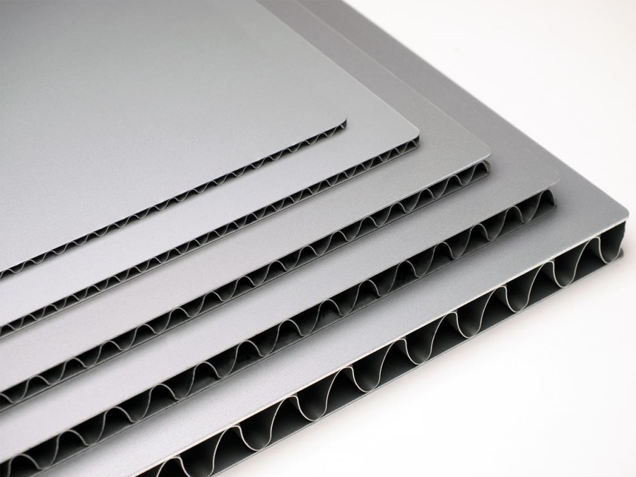 Panel compuesto corrugado de aluminio